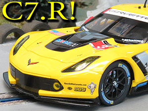 Yellow Carrera GO Chevroly Corvette C7-R Car Slot Racing Vehicle 